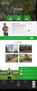 WordPress Theme Developer Tree Surgeon Mobile Responsive