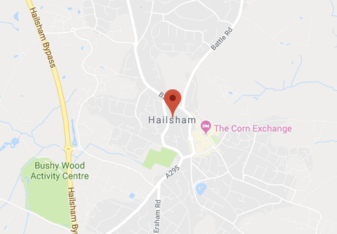 Web Design Hailsham Map